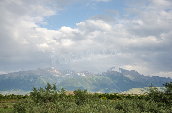 Вид на горы, Киргизия