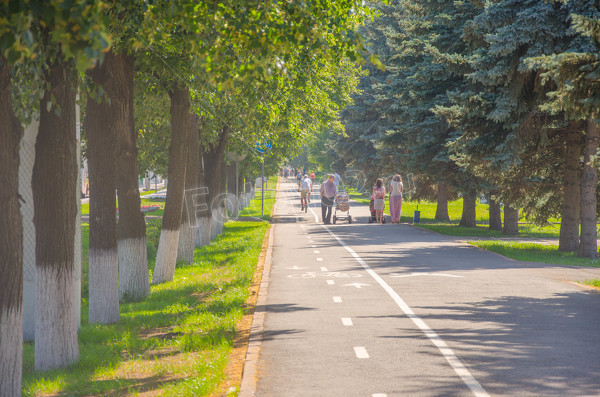 Велодорожка в Уфе