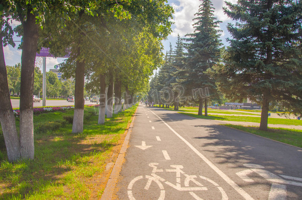 Велодорожка в Уфе